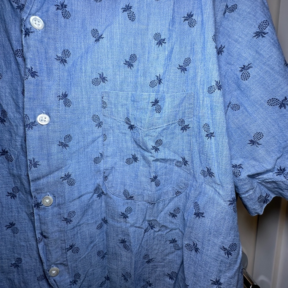 Bonobos - Pineapple Chambray Button Down Shirt, M… - image 5
